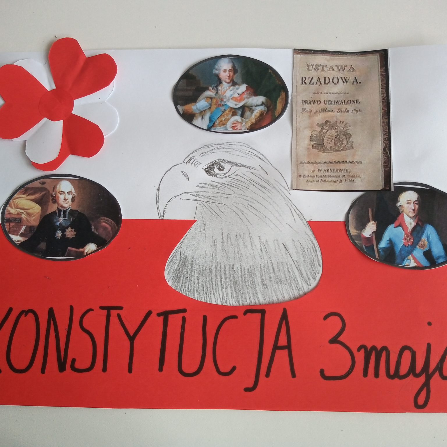 Krótka Notatka Na Temat Konstytucji 3 Maja Rocznica Konstytucji 3-Maja w pracach uczniów klasy czwartej - Szkoła