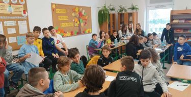 Rewizyta uczniów ze Słowacji w naszej placówce