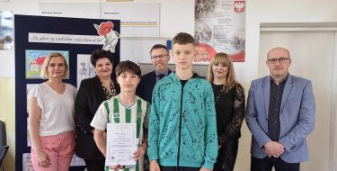 Filip Zawora wyróżniony w konkursie wiedzowym „Tu gdzie się urodziłem i mieszkam od lat”