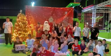 Mikołajki na trampolinach