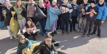 Nasza Szkoła wzięła udział w kolejnej akcji Sprzątania Gminy Boguchwała